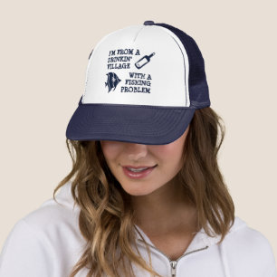 Casquette Je viens d'un village de buveurs avec un problème