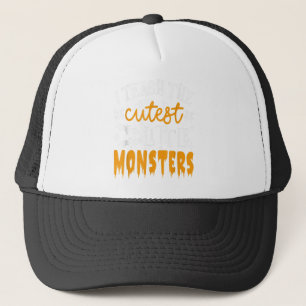 Casquette J'enseigne les plus mignons petits monstres Hallow