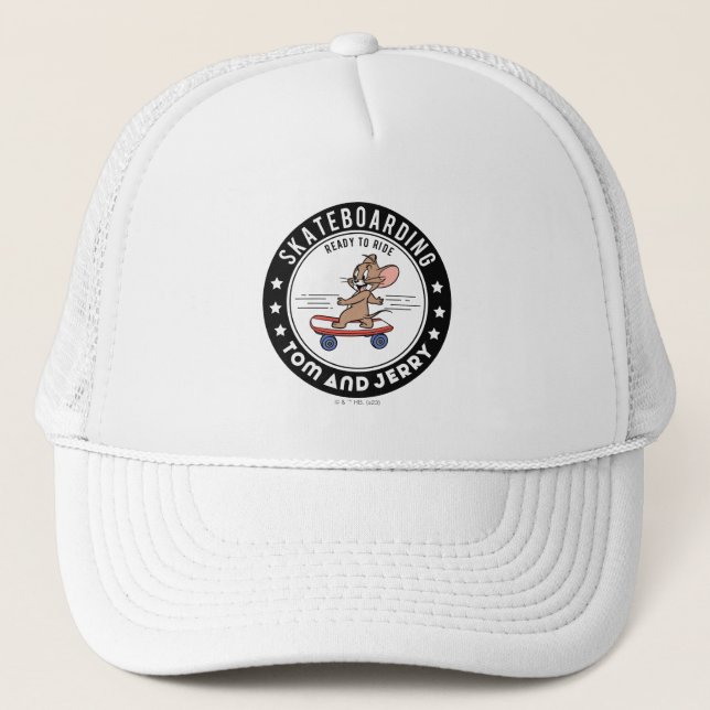 Casquette Jerry Skateboard - Prêt À Faire Du Ride (Devant)