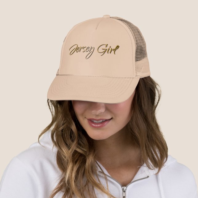 Casquette Jersey Girl  (En situation)