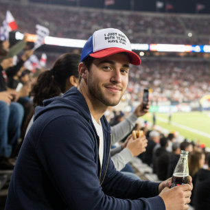 CASQUETTE J'ESPÈRE SEULEMENT QUE LES DEUX ÉQUIPES S'AMUSENT 