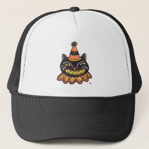 Casquette Jester Halloween Vintage Art Cartoon Chat