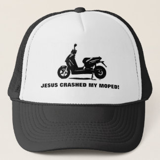 CASQUETTE JÉSUS A ÉCRASÉ MON VÉLOMOTEUR !