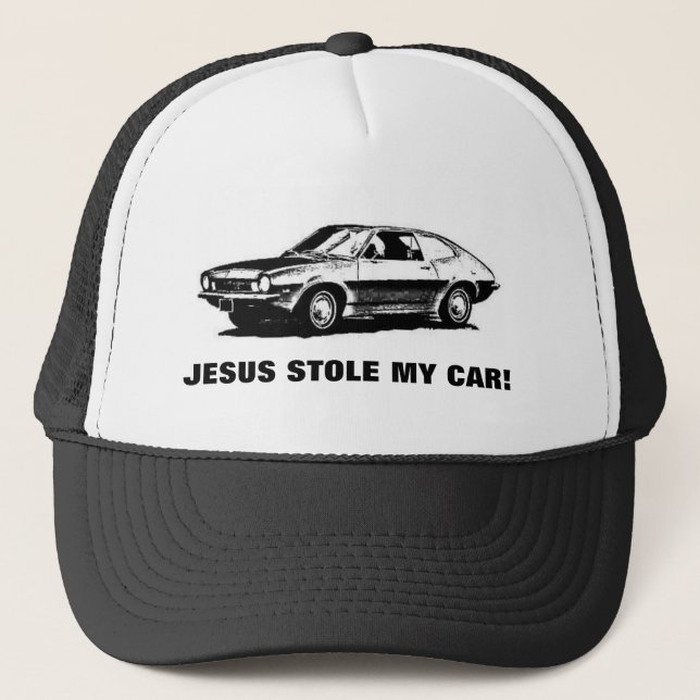 CASQUETTE JÉSUS A VOLÉ MA VOITURE ! (Devant)
