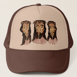 Casquette Jesus Christ Thorn Crown Folk art Painting