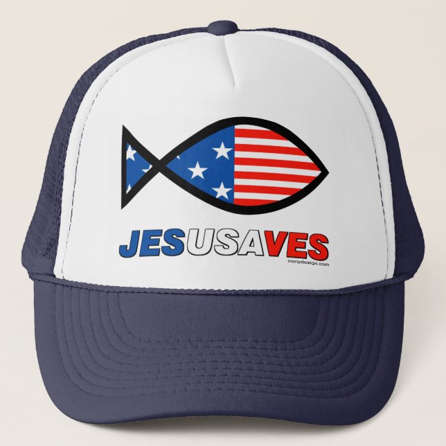 Casquette Jésus économise (Devant)