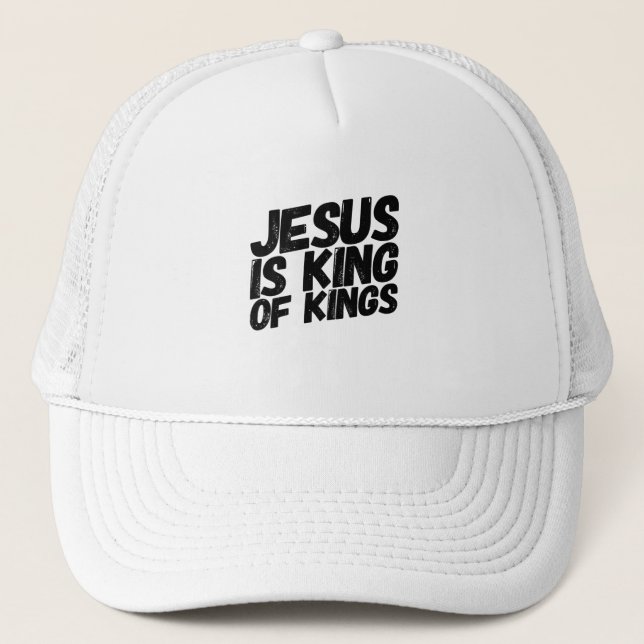 Casquette Jésus Est Le Roi (Devant)