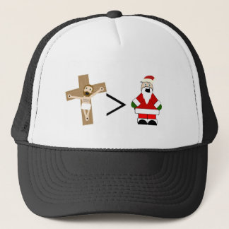 Casquette Jésus est plus grand que Père Noël