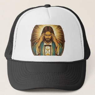 Casquette Jésus impatient Chargement Sablier Internet Lent T