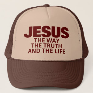 CASQUETTE JÉSUS LE CHEMIN LA VÉRITÉ ET LA VIE