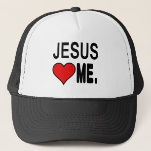 Casquette Jésus m'aime des cadeaux de Jésus