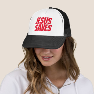 Casquette Jésus Sauve Chapeau Chrétien Trucker