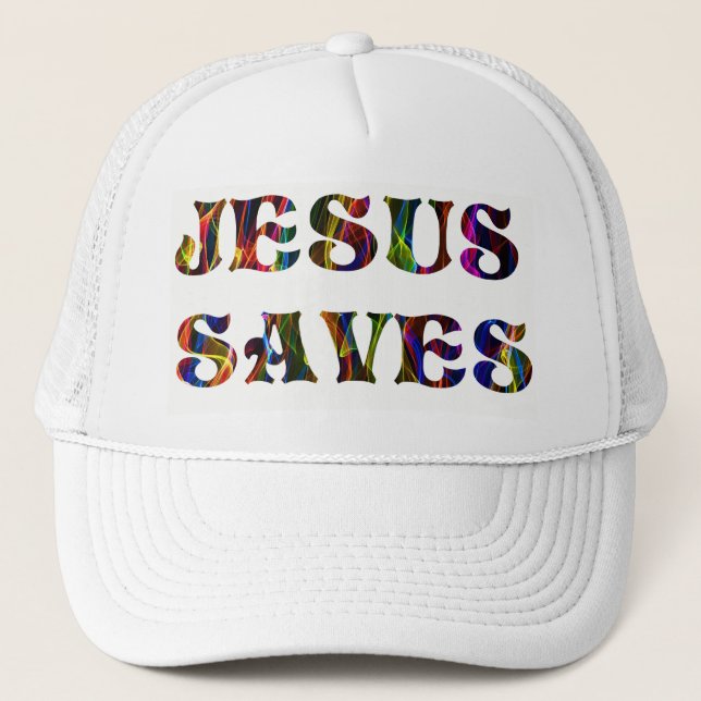 CASQUETTE JESUS SAVES (Devant)