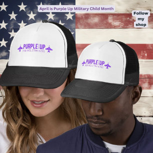 Casquette Jets Militaires - Violet Vers Le Haut Enfant Milit