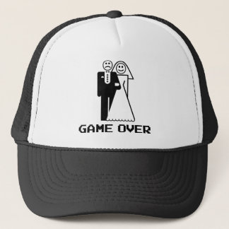 Casquette Jeu au-dessus de jeu de mariage au-dessus de
