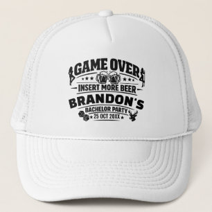 Casquette Jeu drôle de fin de partie pour enterrement de vie