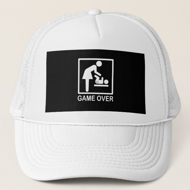 Casquette Jeu sur maman humoristique Pictogramme (Devant)