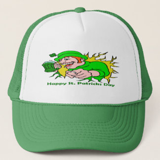 Casquette Jeune homme irlandais du jour de St Patrick avec