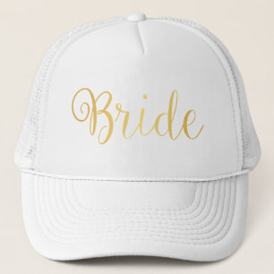 Casquette - jeune mariée d'or