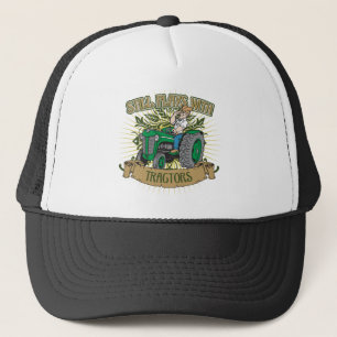 Casquette Jeux toujours avec les tracteurs verts
