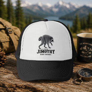 Casquette Jimothy Raton Laveur Viral Drôle Panda Ordures Fau