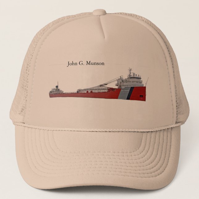 Casquette John G. Munson chapeau de camionneur (Devant)