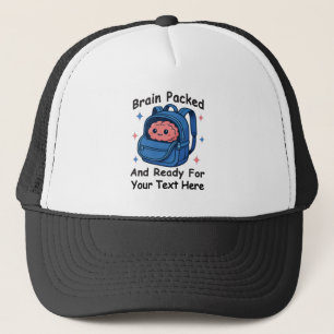 Casquette Joli «Cerveau Prêt» personnalisable pour la rentré