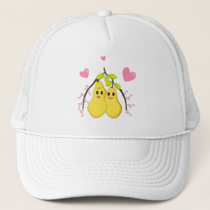 Casquette Joli couple de poires jaunes