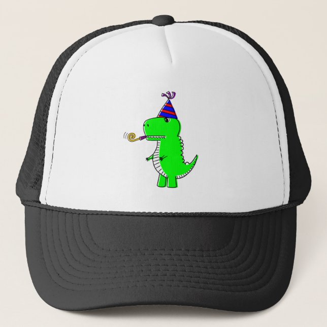 Casquette Joli Dinosaur d'anniversaire (Devant)