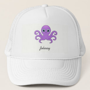 Casquette Joli poulpe violet vert