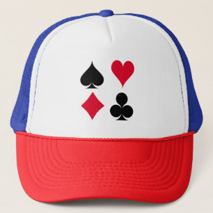 Casquette Jouer des symboles de cartes motif