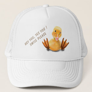 Casquette Jouer Jaune Truckling Trucker Hat Smile