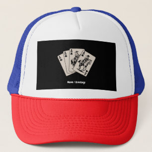 Casquette Jouer Poker-Card Western Country Girl tendance