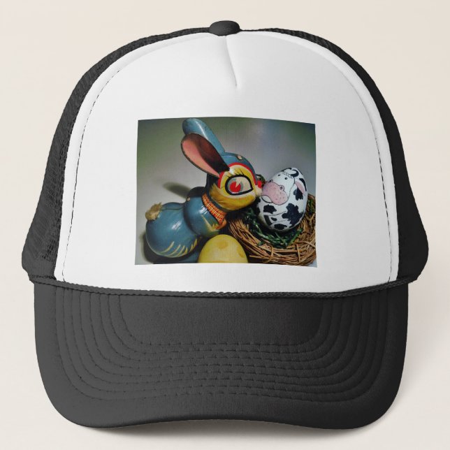 Casquette Jouet lapin et oeuf de vache (Devant)