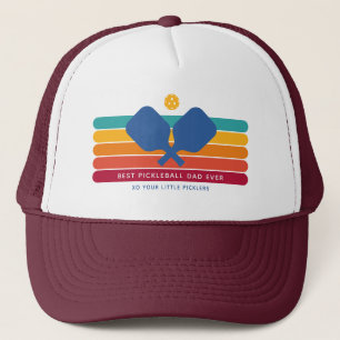 Casquette Joueur cool Retro Stripes Texte Personnalisé