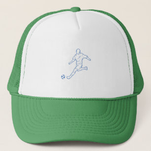 Casquette joueur de football