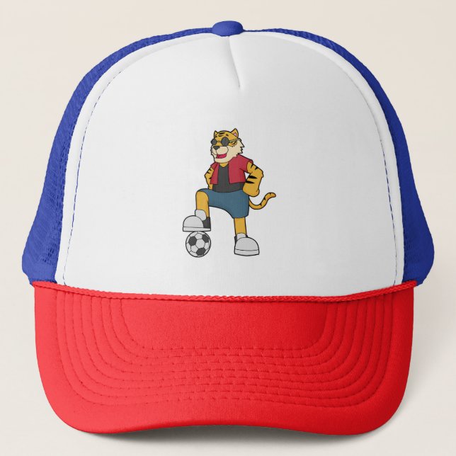 Casquette Joueur de football de Tiger (Devant)