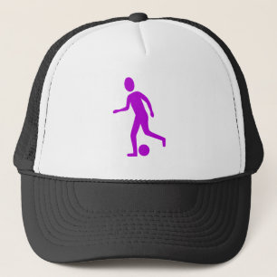 Casquette Joueur de football - violet