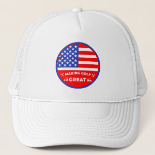 Casquette Joueur de golf américain drôle personnalisé