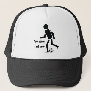 Casquette Joueur de soccer et balle cadeau personnalisé