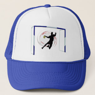 Casquette Joueur et but de design classe de handball