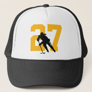 Casquette Joueuse de hockey sur mesure pour femmes nombre No