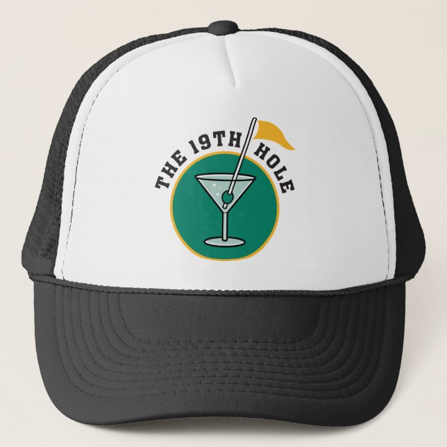 Casquette Jouez au golf le 19ème boire de trou (Devant)