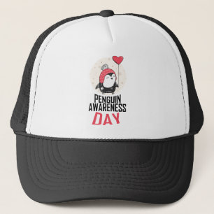 Casquette Jour de conscience de pingouin - jour