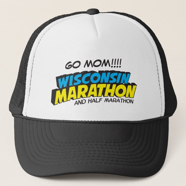 Casquette Jour de course de marathon du Wisconsin (Devant)