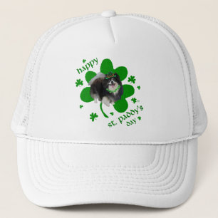 Casquette Jour de la Saint-Patrick Pomeranian noir