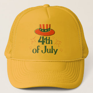Casquette Jour de l'indépendance de Trucker Hat aux États-Un