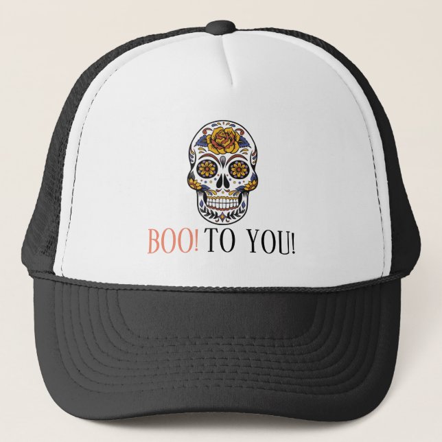 Casquette Jour Du Crâne Dead Dia De Los Muertos (Devant)