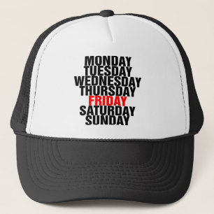 Casquette Jours de la semaine
