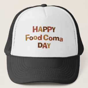 Casquette Joyeuse Journée de la coma alimentaire